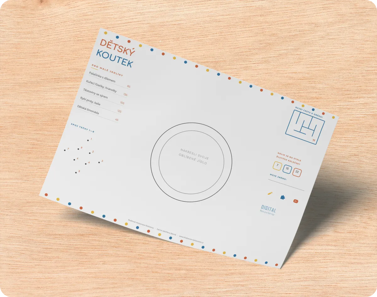 0012-PRS-F Dětské menu
